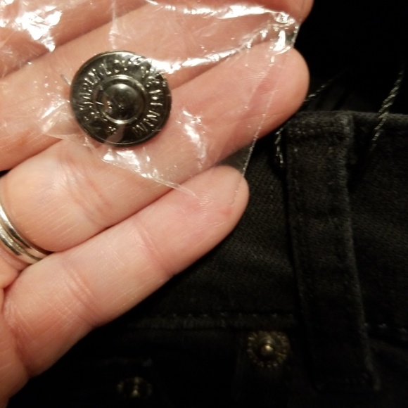 Vero Moda black crop high rise m128:8:919 - Picture 4 of 8